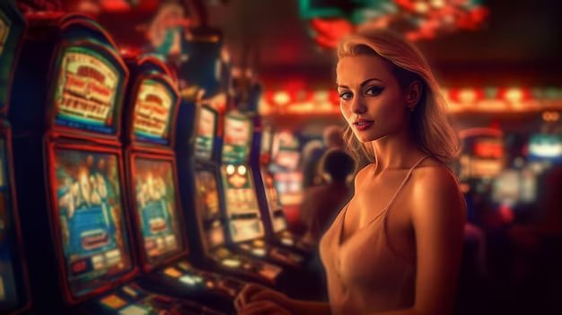jackpot win ဖြစ်ပြီး coins ကျနေသောမြင်ကွင်း